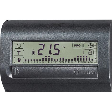 Cronotermostato Touch Basic Da Parete Antracite Finder 1C.71.9.003.2007