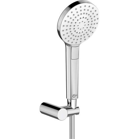 Ideal Standard IdealRain Evo - Sistema doccia Circle 110, flessibile con supporto, 3 getti, cromato B2404AA (1/4)