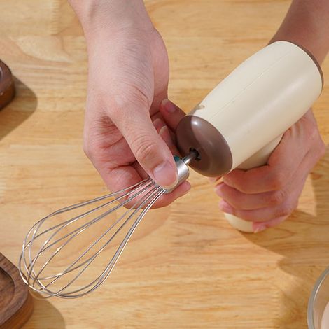 Version standard - Hachoir à ail 2 en 1 à vitesse unique, robot culinaire, batteur à œufs électrique sans fil, fouet à crème, modèle rechargeable pour usage domestique (1/5)
