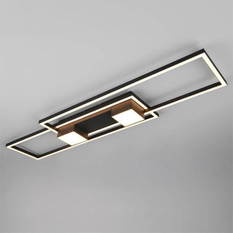 Plafonnier LED 100x28 Albany noir - 647710432
