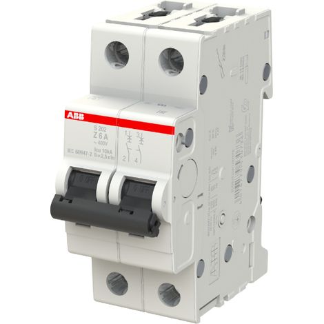Interruttore S200 2P Z 6 6kA - ABB2CDS252001R0378