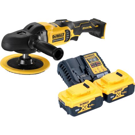 DeWalt DCM 849 P2 Polisseuse excentrique sans fil 18 V 180 mm Brushless + 2x batterie 5,0 Ah + chargeur (1/4)