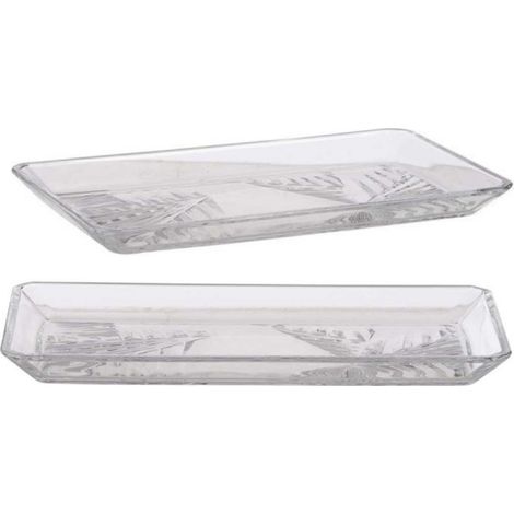 Set mit 2 Madlen-Glastabletts, 22 x 12 cm (1/4)