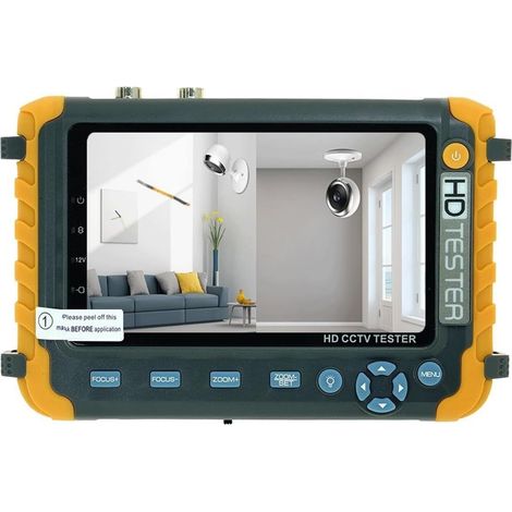 Testeur de vidéosurveillance prenant en charge la caméra IP Testeur De Caméra De Vidéosurveillance IV8W, Moniteur 8MP ADH CVI TVI CVBS, Caméras 4 En 1, Testeur Coaxial HD, Puissance De Sortie DC12V, O (1/5)