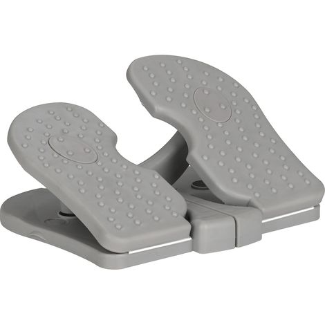 Steppers pour l'exercice, Mini Stepper Pliable Foot Peddle Under Desk Exercise Step Physiothérapie Leg Exerciser Mini Fitness Stepper(gris) (1/5)