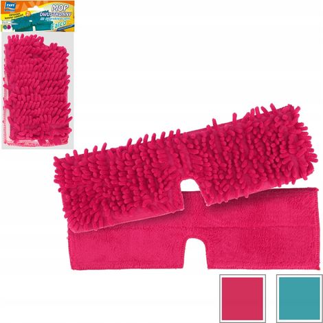Insert de balai plat en microfibre, double face, 2 pièces. Falco