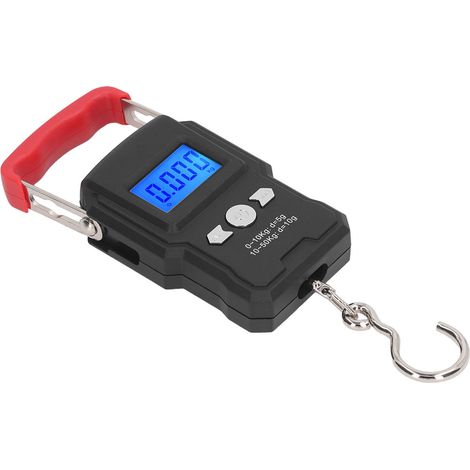 Tragbare elektronische Hakenwaage, digitale Gepäckwaage bis 50 kg mit 800-mAh-Akku (1/5)
