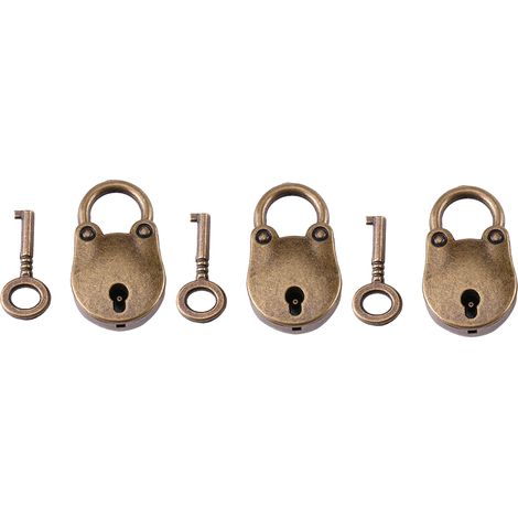 Mini cadenas en alliage style vintage pour petites boîtes à bagages et décoration intérieure (1/5)