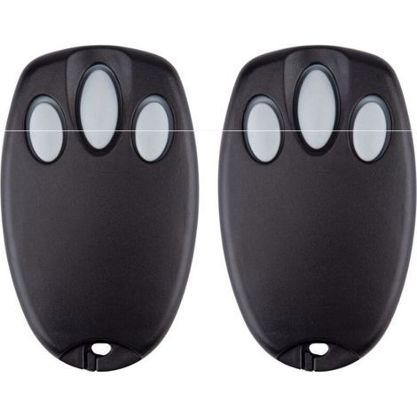 Juego de 2 transmisores portátiles de repuesto para puertas de garaje Chamberlain Liftmaster Motorlift 94335E 84335E ML700 ML500 ML850 Merlin + C945 C840 Security + 433,92 MHz (1/2)