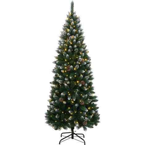 Sapin de Noël  Arbre de Noël artificiel 150 LED 120 cm (1/5)