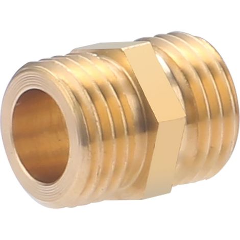 Nipplo doppio maschio, uguale, M08x13  NOYON & THIEBAULT