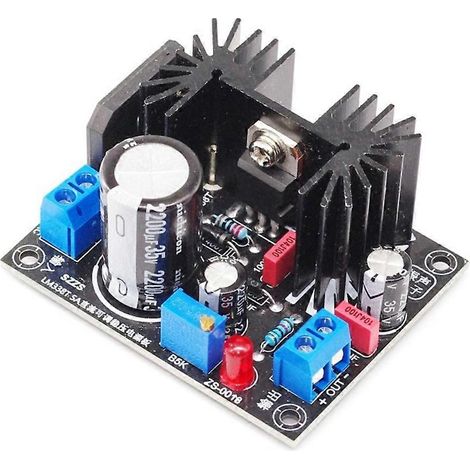 Carte d'alimentation linéaire régulée ajustable LM317, régulation de tension de filament de 1,5 A, kit électronique DIY (1/5)