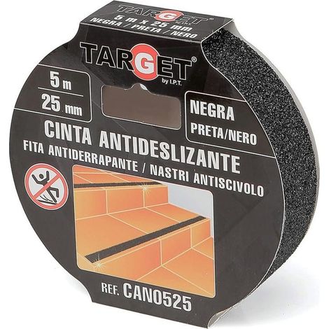 -CAHERSA- CINTA ANTIDESLIZANTE NEGRA 5MX25MM TARGET (1/2)