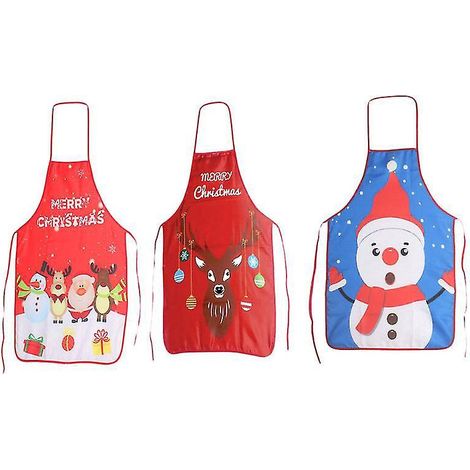 3-teiliges Set Weihnachtsparty-Schürzen