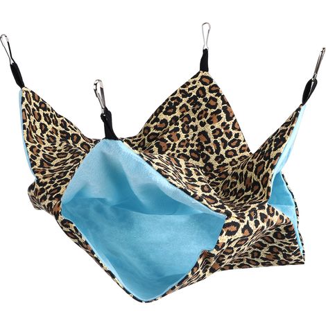 Hamac suspendu double couche en toile pour petits animaux de compagnie, type C (1/5)