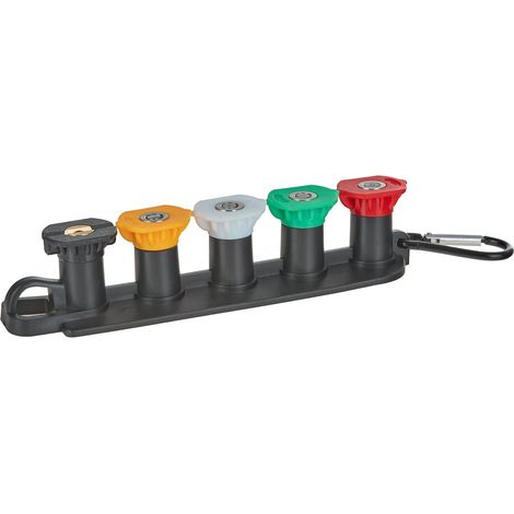 Juego de boquillas de conexión rápida para hidrolimpiadoras, 5 piezas (200) (1/3)
