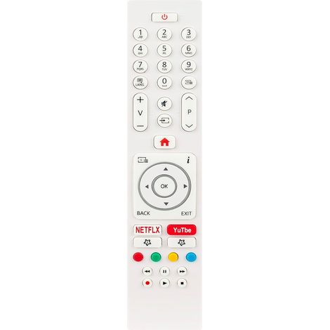 RC43135 Replacement remote control for Telefunken TV XF49G511-W XH24G501V-W XH24G501V 23521075 23572880 (1/4)