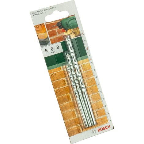 Bosch Steinbohrer Set CYL ISO 5468 5/6/8 DIY (VE 3 Stück) 2609255458 (1/3)
