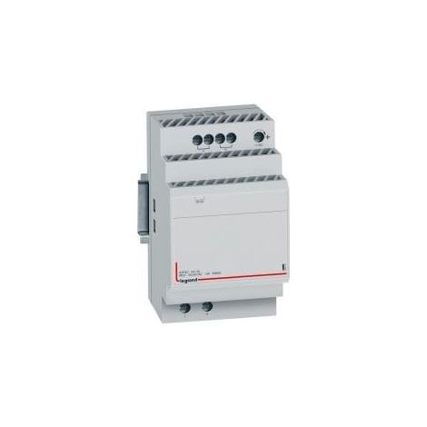 Alimentation modulaire à découpage monophasée entrée 100V à 240V et sortie 12V= - 54W - 4,5A - 3 modules - LEGRAND