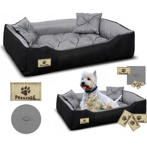 Hundebett Prestige 100x75 cm wasserdicht grau (1/5)