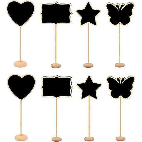 20 tableaux noirs en bois