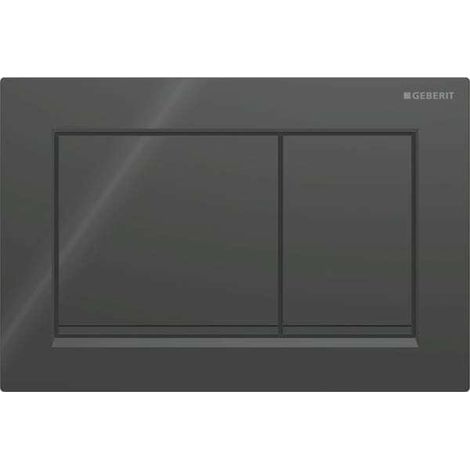 Geberit Omega20 - Placca di comando, nero 115.080.DW.1