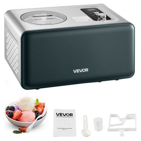 Sorbetière Automatique de 1 - 5 L Turbine à Glace Sorbets avec (1/5)