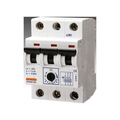 DISJONCTEUR MOTEURS 2,5-4A GEWISS GW96758