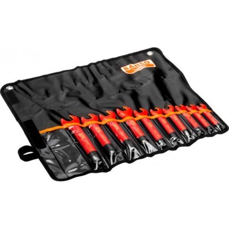BAHCO - Jeu de clés à fourche isolées, 10 mm - 10 pièces