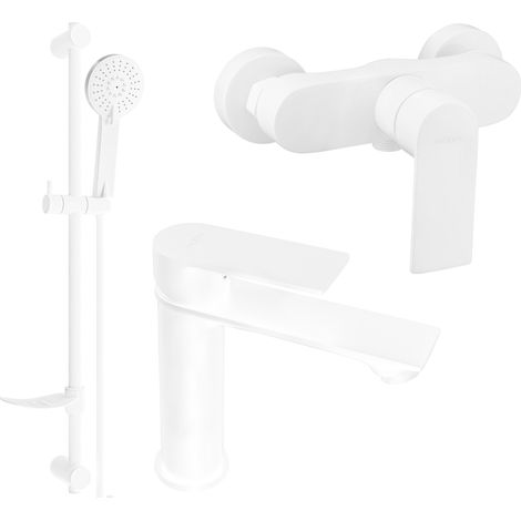 Mexen Royo DF40 set doccia, bianco - 72204DF40-20 (1/4)