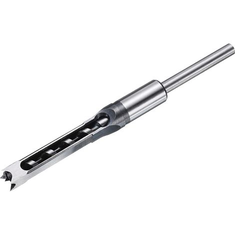 Mèche À Trou Carré Pour Bois 12.5mm Ciseau À Mortaiser Creux Outil De Coupe À Auger Spur, Acier À Haut Carbone Pour Menuiserie Charpente (1/5)