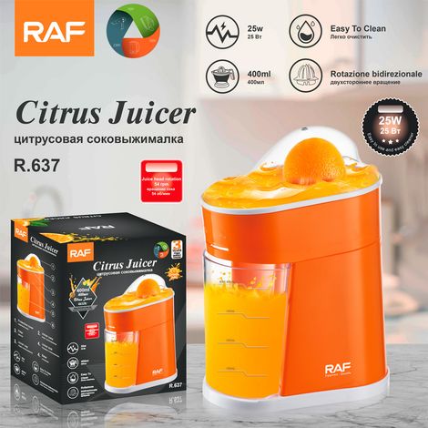 Presse-agrumes électrique standard européen pour oranges et citrons - Compact et portable - 400 ml (1/5)