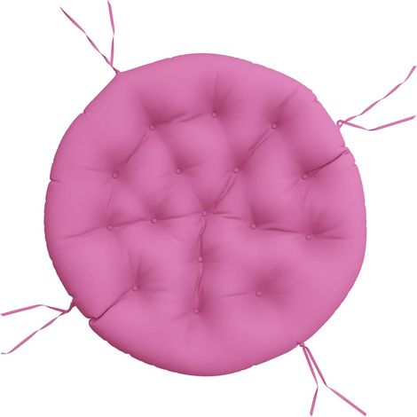 Maison Exclusive - Kissen Rund Rosa Ø 100x11 cm Oxford-Gewebe