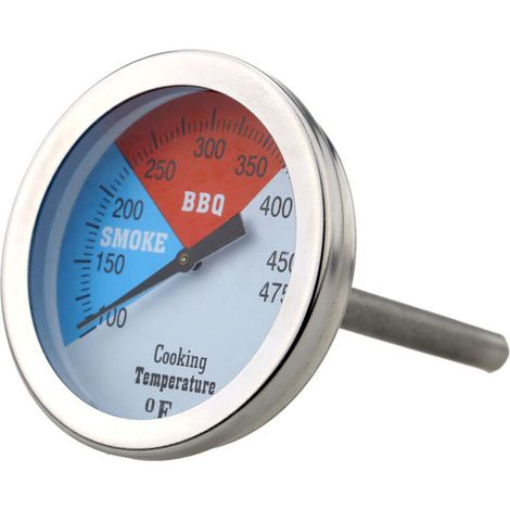 Thermometre De Cuisson - Sonde En Acier Inoxydable - Plage 100-475 °F - Pour Four A Pizza Et Grill - 1 Unite