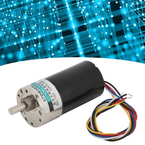 XD-37GB3650+ Bürstenloser Getriebemotor mit Halterung, 24 V DC, drehzahlgeregelter bürstenloser Mikromotor, kleiner Motor mit 20 U/min (1/5)