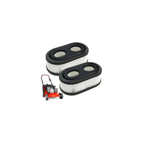Lot de 2 filtres à air 593260 pour moteurs Briggs & Stratton 798452 334404 de rechange, convient pour moteurs 5432 5432k 550ex 675ex 725exi, modèles Troy Bilt TB110 TB200 TB230 (1/5)