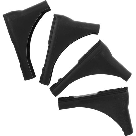 Protections de pieds d'étendage à linge TEHAUX, noires, lot 4, en (1/5)