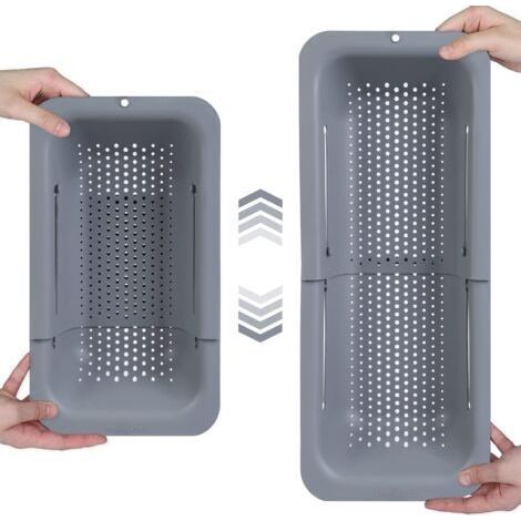 BUNTHAUS Passoire sur l'évier  Laver les légumes et les fruits, égoutter les pâtes cuites et les plats secs  Extensible  New Home Kitchen Essentials (1/5)