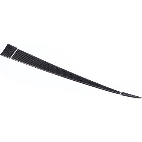 Ensemble de 3 pièces de garniture de tableau de bord en fibre de carbone pour boîte de rangement copilote, compatible avec Mitsubishi Lancer 08-16RHD (1/5)