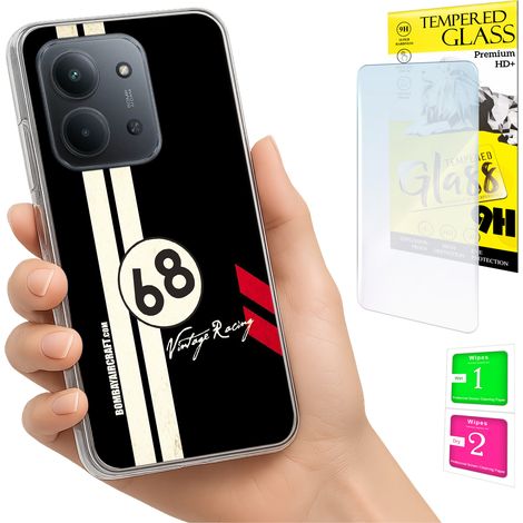 Funda para Xiaomi Redmi 15C 4G de 171 mm con foto y cubierta trasera de cristal 9H. (1/5)