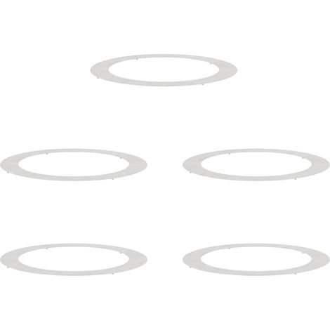 Maison Exclusive - geeignet für flache Baumringe 5 pcs Silber Ø90