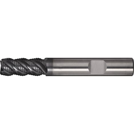 Fresa de vástago DIN 6527L Tipo HR D.6mm L.-uso mm VHM TiAlN HB Z.4 larga TECWERK (1/2)