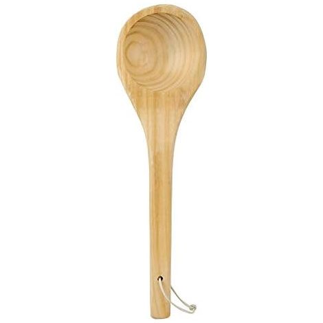 Wooden Sauna Single Spoon, Wooden Sauna Space Spoon, Multi-Purpose Water Ladle, Sauna Accessories with Comfortable Handle, for Kitchen Sauna Home Spa (1/5)