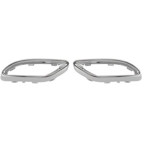 BUNTHAUS Couvercle d\\\\'embout d\\\\'échappement chromé brillant, garniture de remplacement pour mercedes-benz A B C E GLC classe cls W177 W247 W205 W213 X253 C257