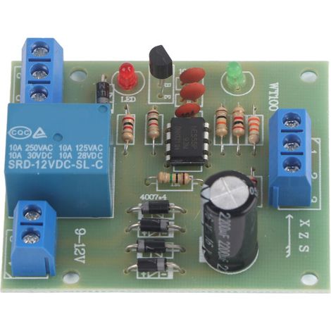 Module de Contrôle de Niveau d'Eau pour Pompe à Liquide, Commande de Drainage, Carte de Protection 9V‑12V (1/5)