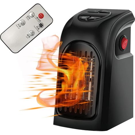 Chauffage d'Appoint  400W Chauffage Soufflant Ceramique, Radiateur Soufflant Silencieux, mini Chauffage Soufflant, Chauffage Electrique Economique, Chauffage Dappoint Salle de Bain,Chambre