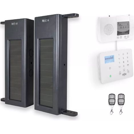 Kit "protection agricole" - 1 jeu de barrières 1B-60 portée 900m + alerte GSM 2G+3G+4G appel/SMS (gamme DA600+/KP) (1/5)