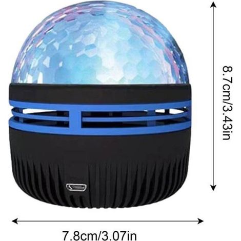 Projecteur étoiles galaxie océan 14 effets lumineux télécommande USB veilleuse décoration murale (1/5)