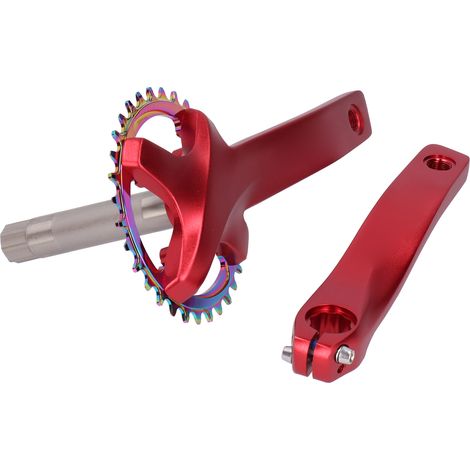 ZK-22 Fahrradkettenblatt, Kurbeln aus Aluminiumlegierung, 32 Zähne, rot (1/5)