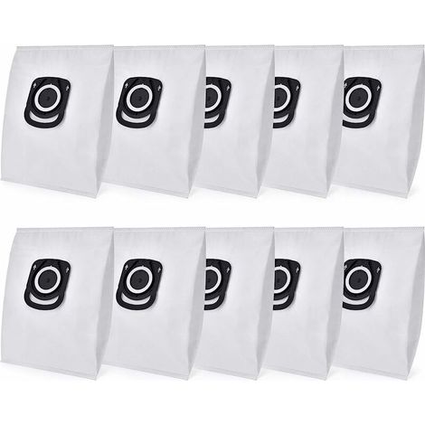 Lot de 10 sacs d'aspirateur pour Rowenta Hygiene + ZR200540, compatibles avec Compact Power, X-Trem Power et Silence Force (RO64xx RO63xx RO68xx RO39xx) (1/5)